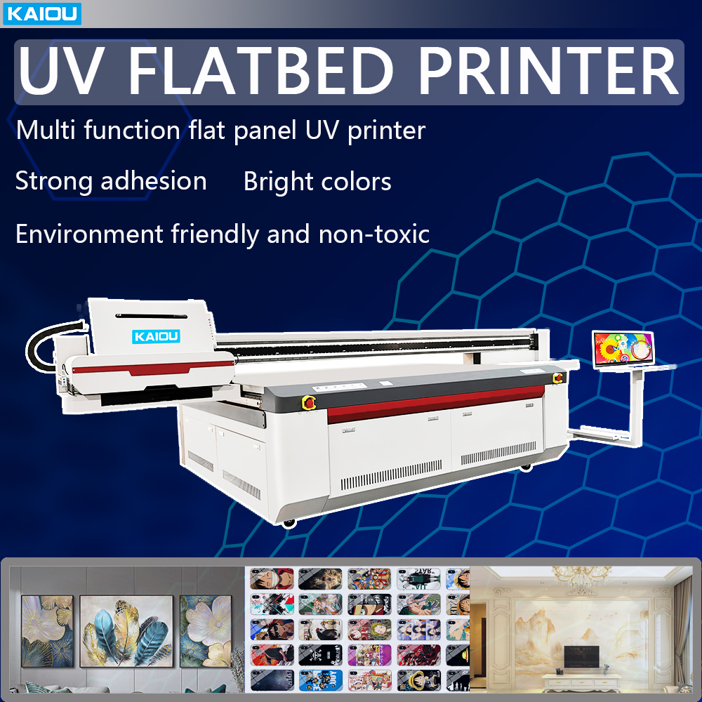Becher-Flachbett-Großformat-UV-Drucker